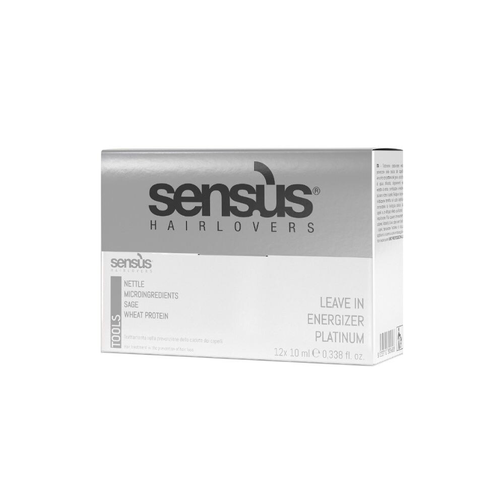 Set, Tratament de par, Sensus, Energizer Platinum, 12x10 ml